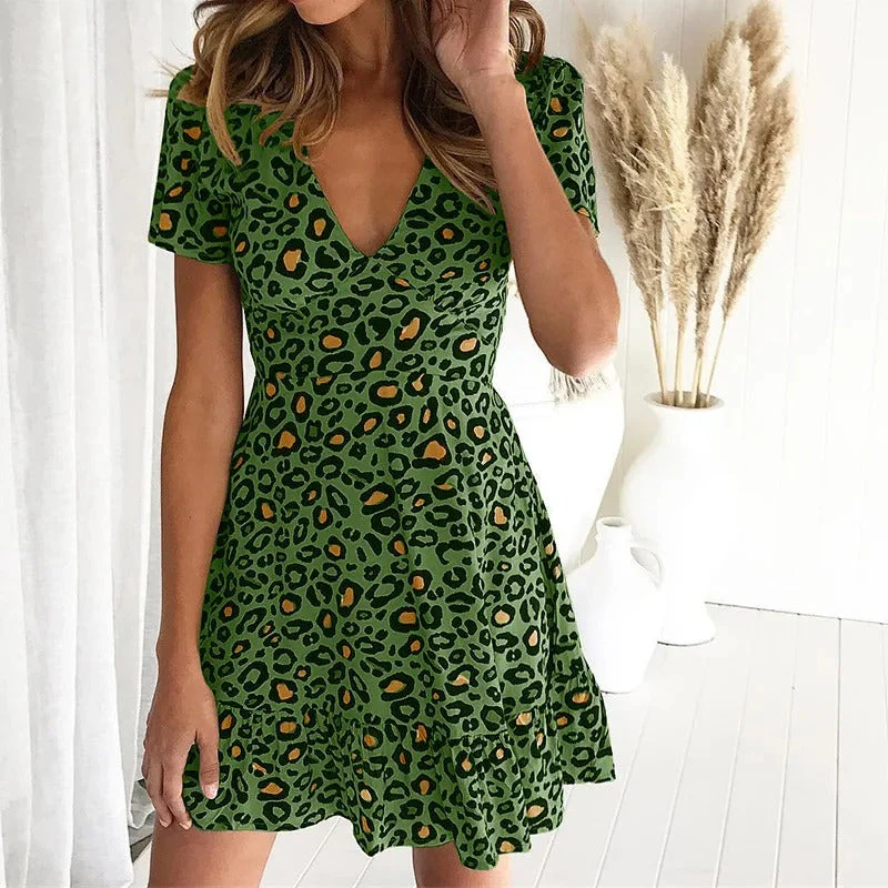 Antonia® | Leopard Print Summer Dress