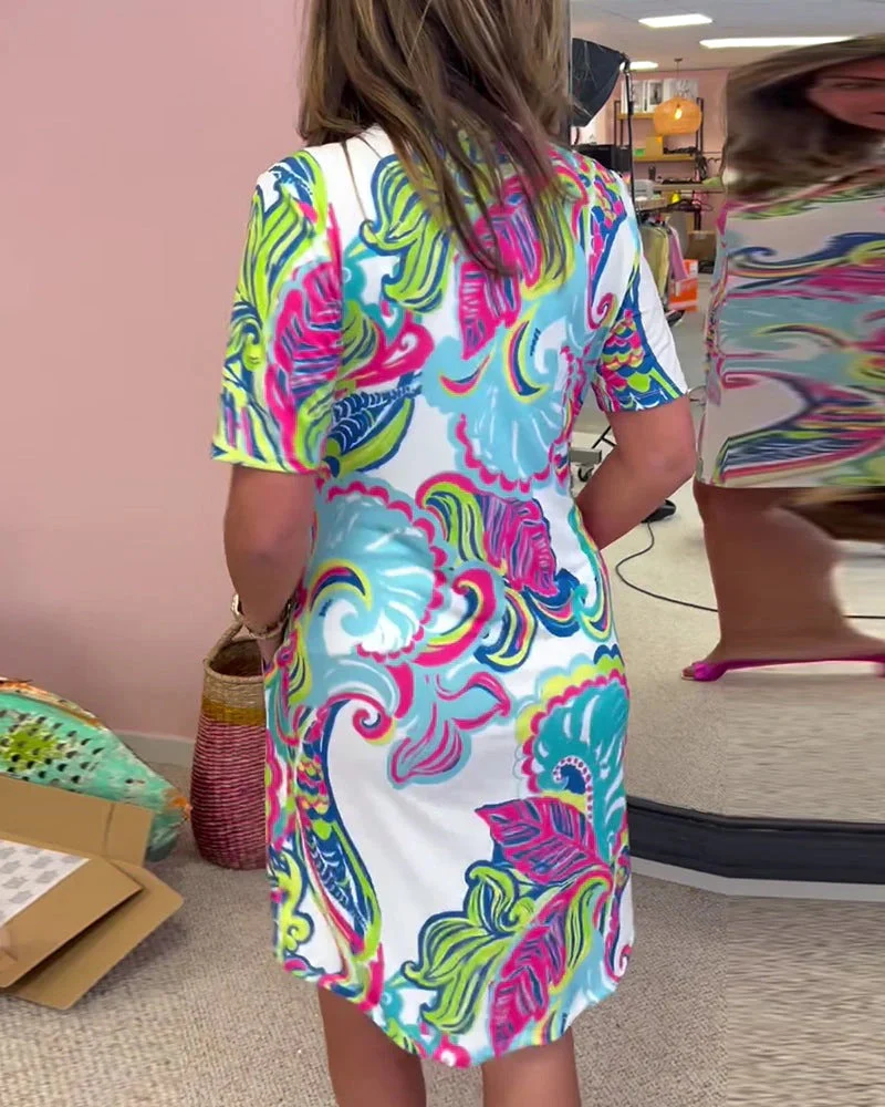 April® | Colorful Patterned Summer Dress - Image 2
