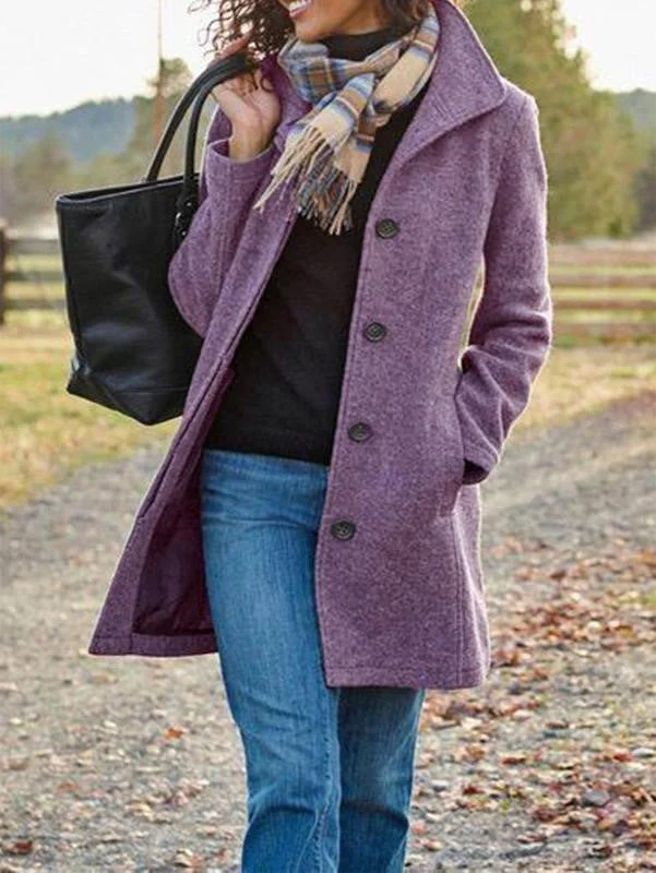 Araceli® | Casual long coat - Image 4