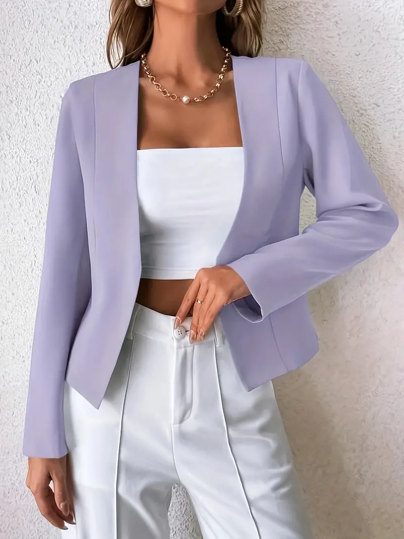 Ardis® | Chic Blazer With An Open Front And Long Sleeves - Image 2
