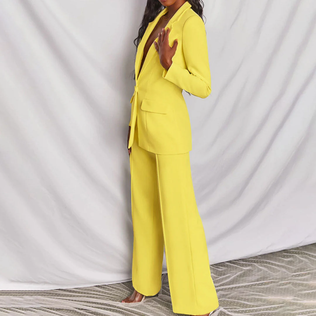 Areta® | Two-Piece Blazer And Trousers Set For Women - Image 2