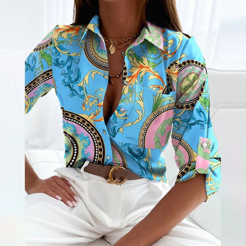 Ariadna® | Blouse With Turn-Down Collar - Image 13