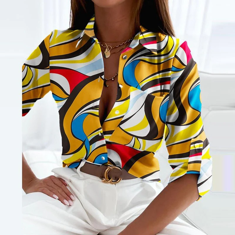 Ariadna® | Blouse With Turn-Down Collar - Image 4