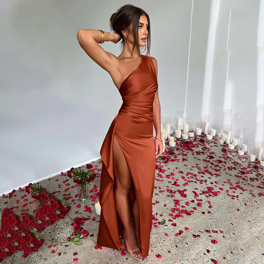 Ariana® | Elegant Satin-Maxi Dress - Image 10