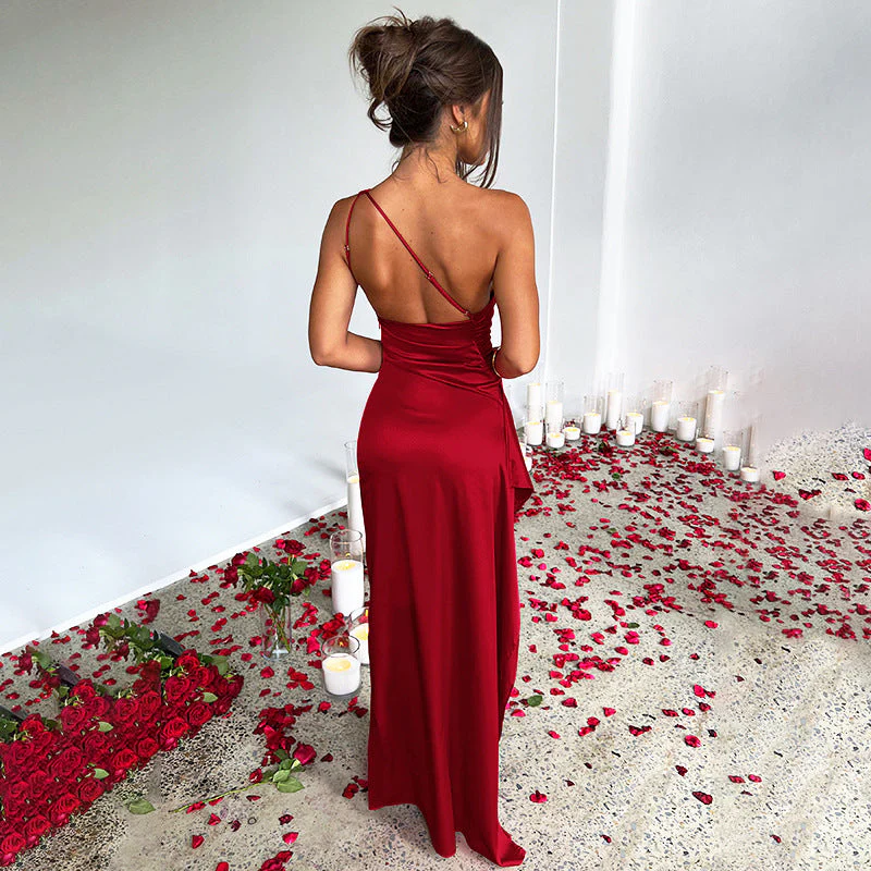 Ariana® | Elegant Satin-Maxi Dress - Image 7