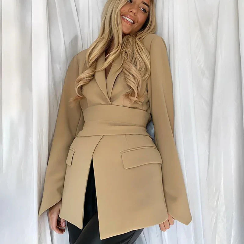 Assumpta® | Belted Formal Blazer - Image 2