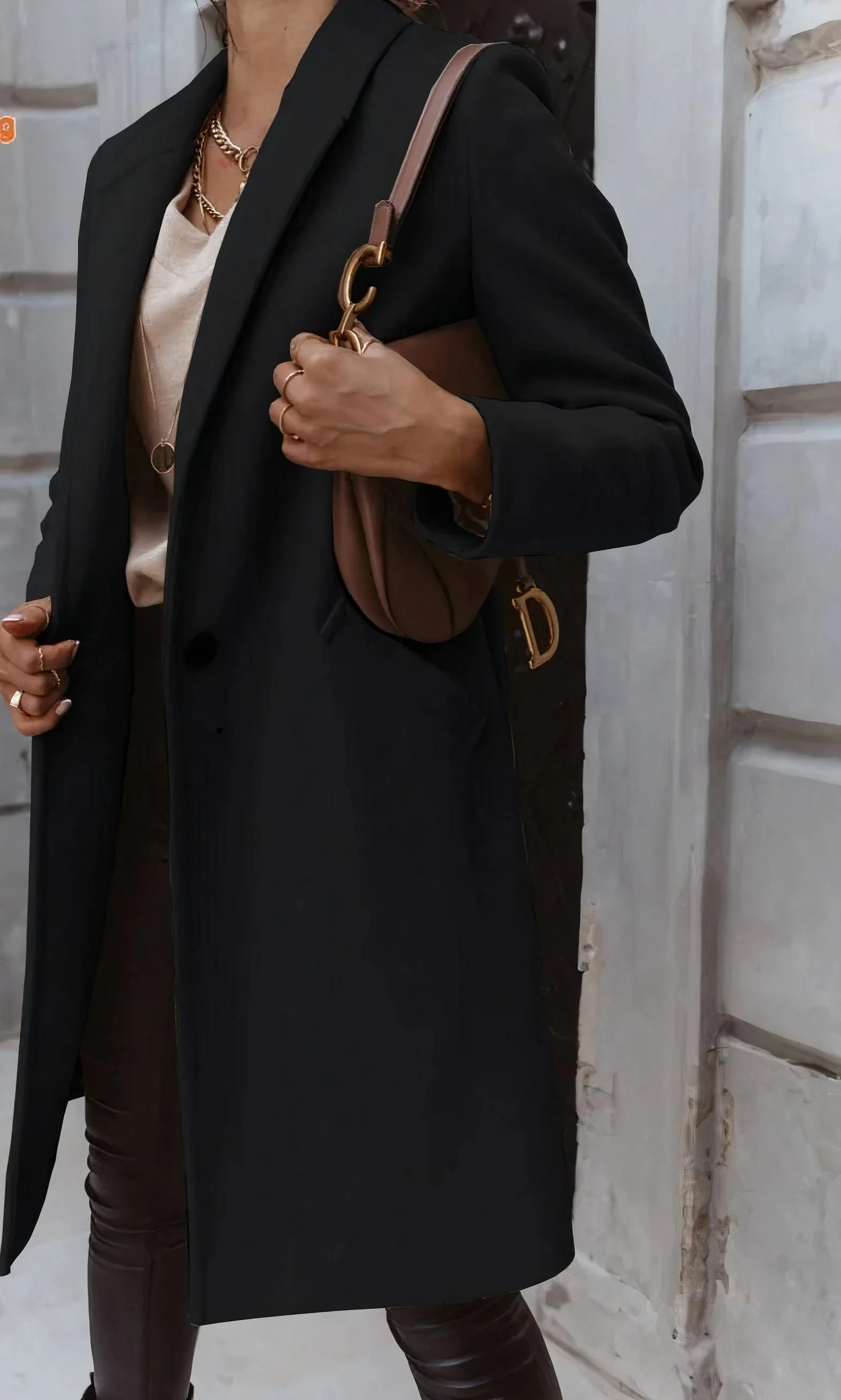 Astrid® | Elegant long coat for women - Image 2