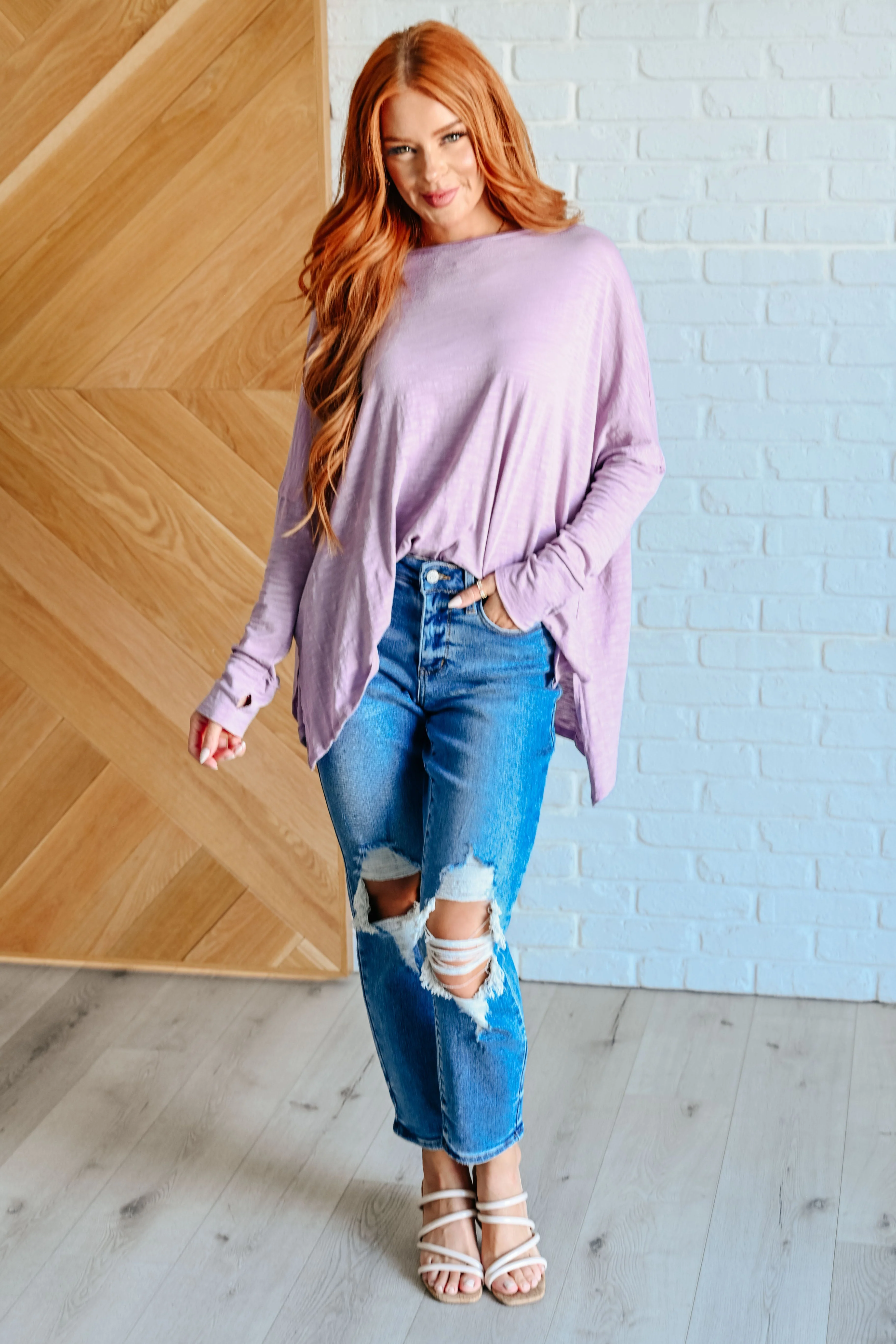 Astrid | Face It Together jumper with a tiered hem - Image 2