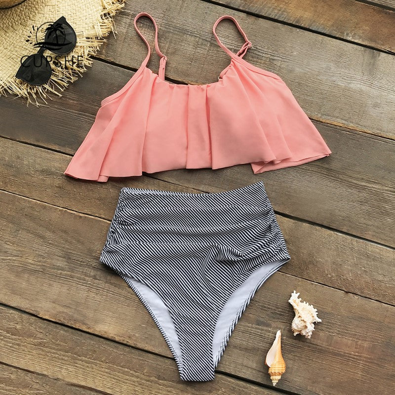 Auristela® | Colorful Bikini With Ruffles - Image 2
