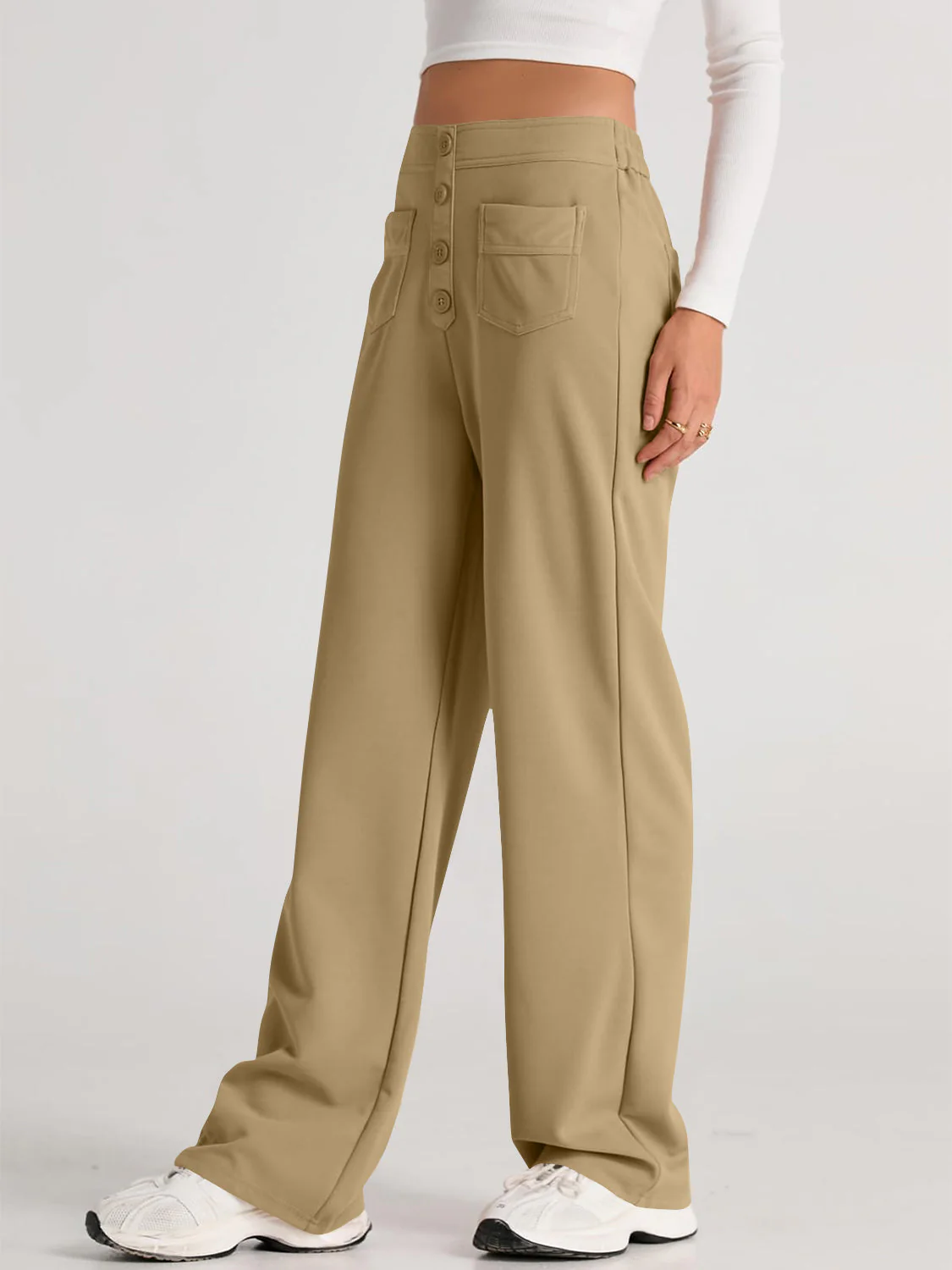 Aurora | Wide-leg, high-waisted trousers - Image 15