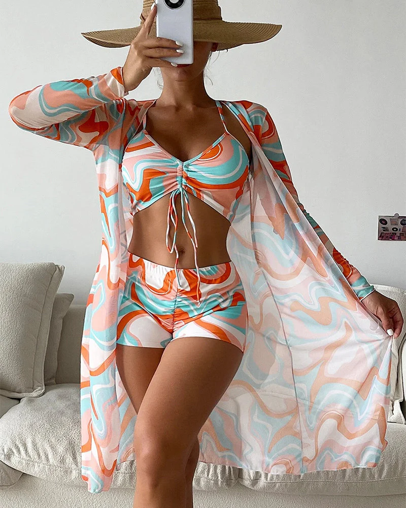 Azure® | Patterned 3-Piece Swimsuit - Image 7