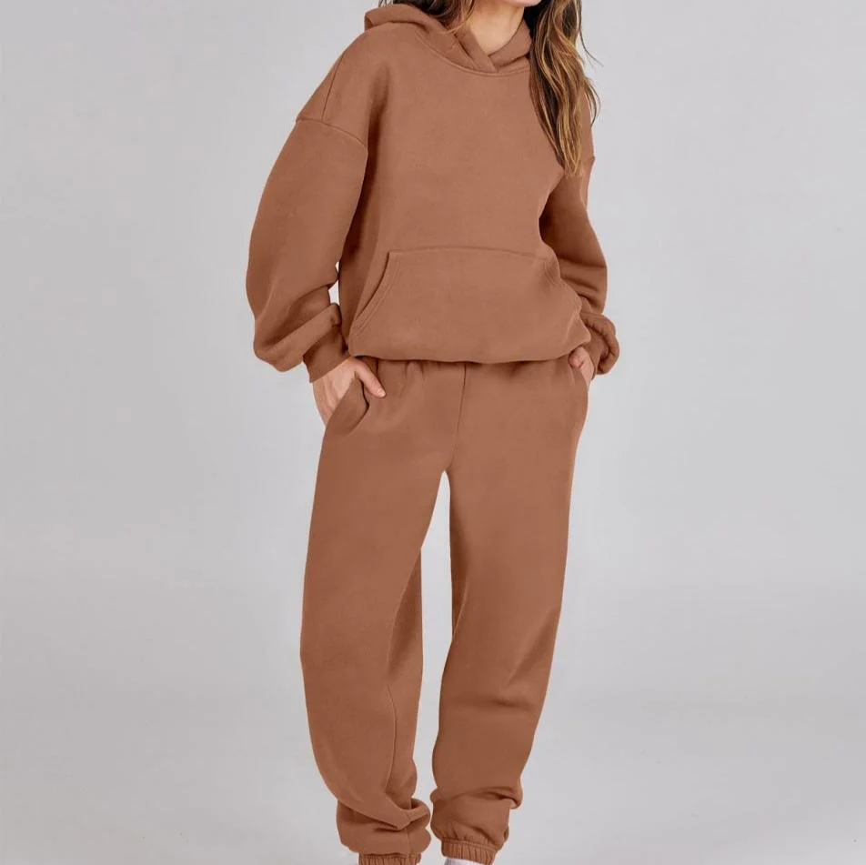 Barbara | Vibrant fall hoodie and sweatpants set for women - Image 4