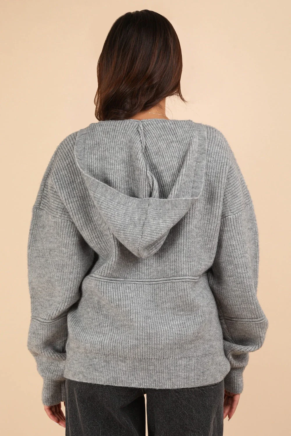 Beate | Hoodie with seam detail and dropped shoulders - Image 2
