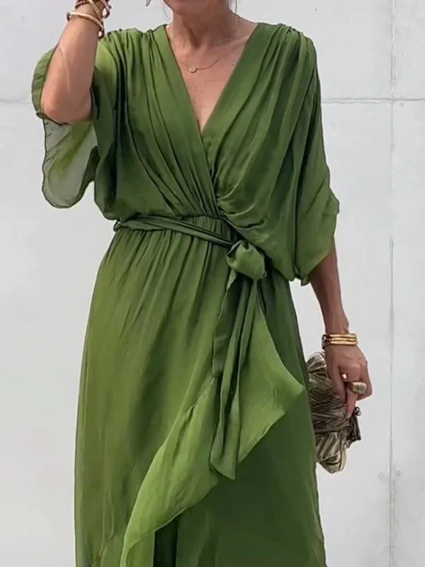 Beatrice® | Elegant Dress With V-Neckline - Image 10