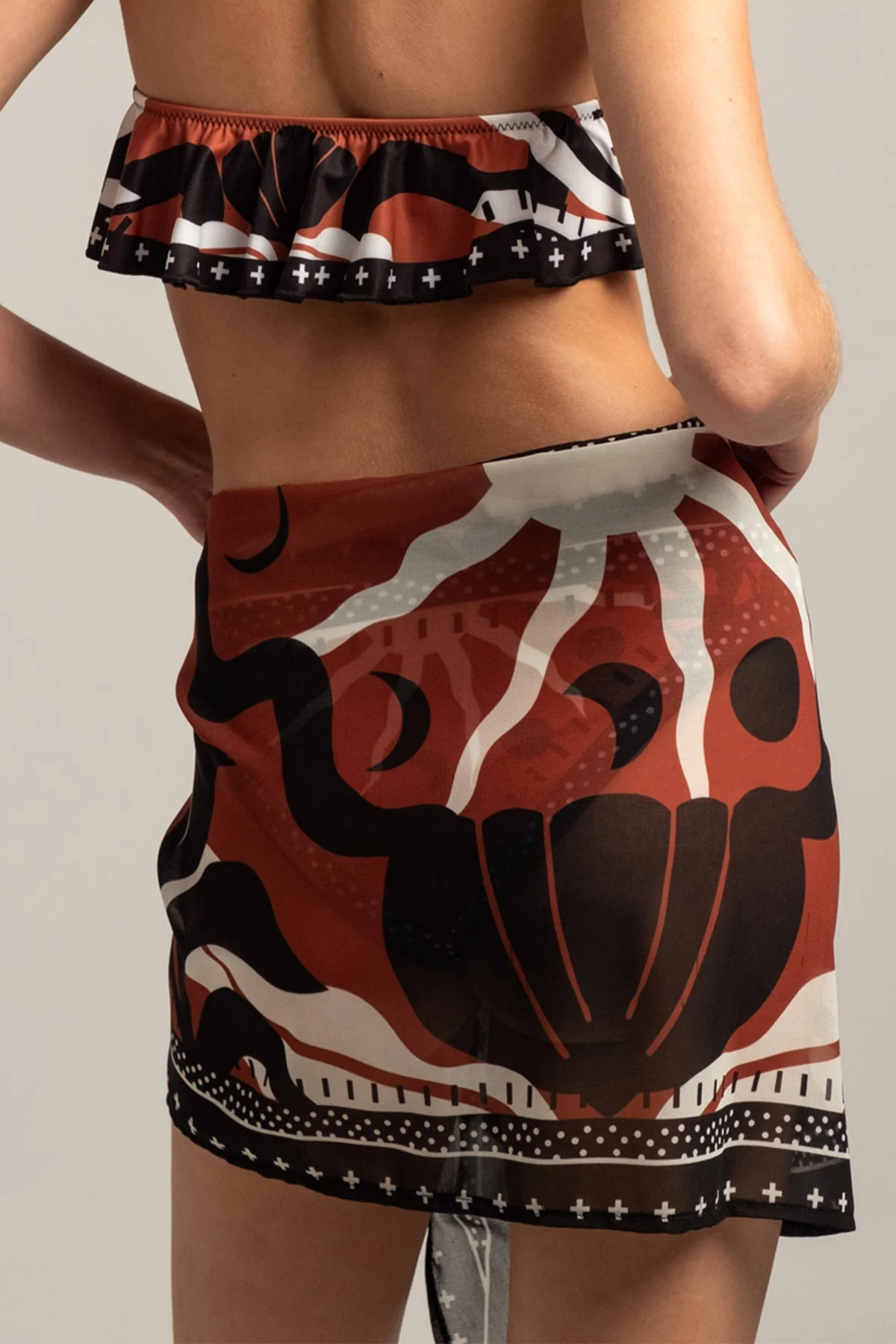 Beatriz® | Bikini Brown/Black/White - Image 3