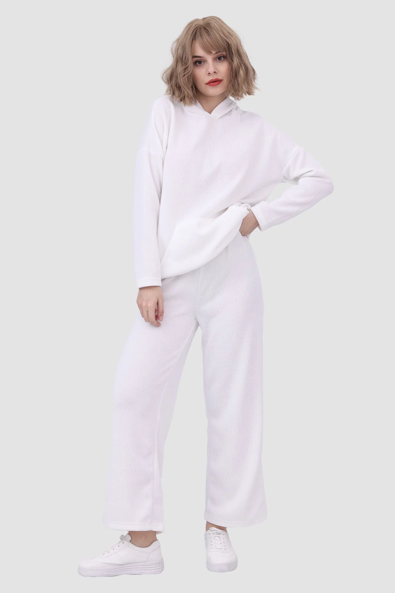 Beatriz | Two-piece plain hoodie - Image 6