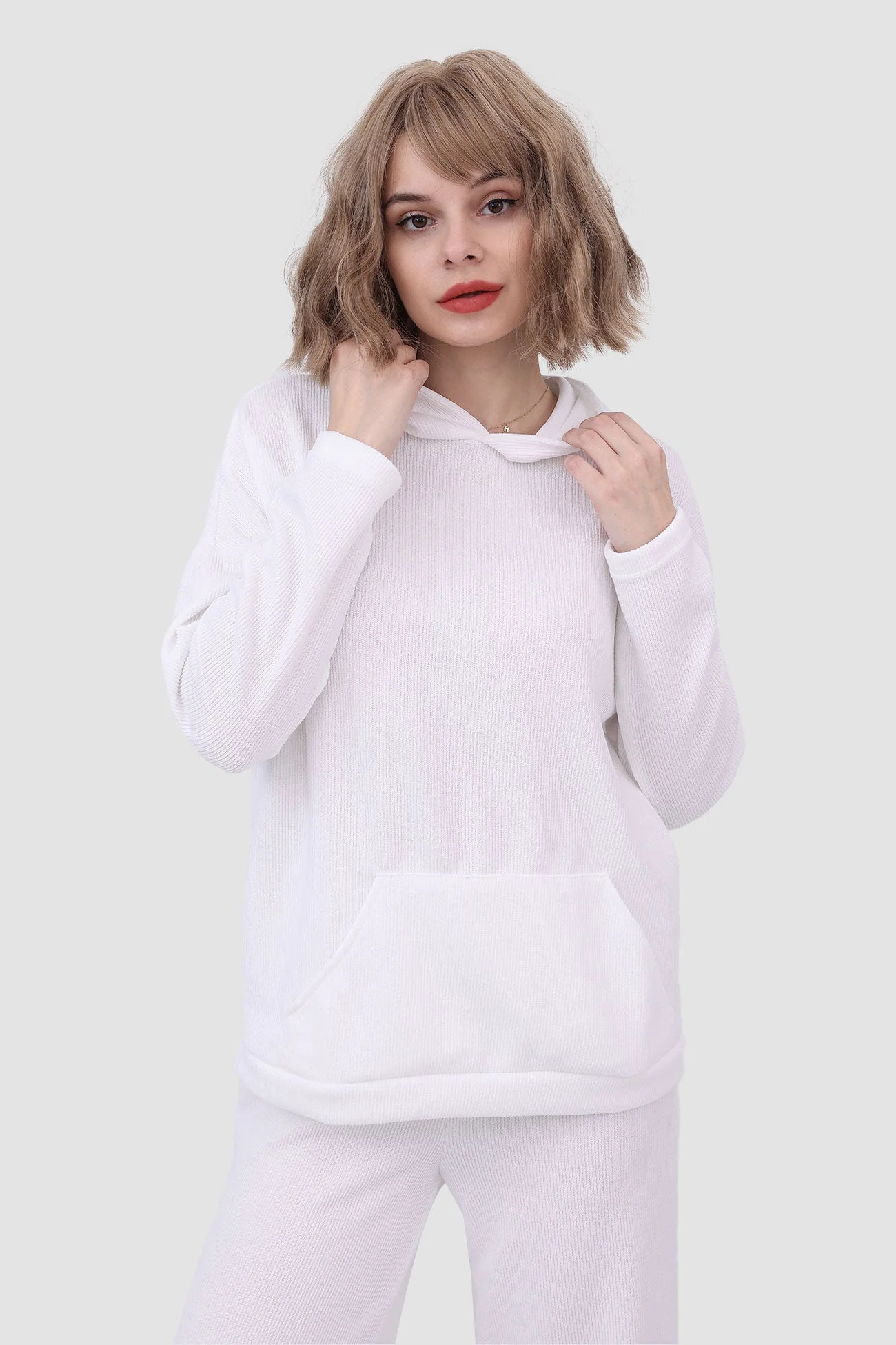 Beatriz | Two-piece plain hoodie - Image 8