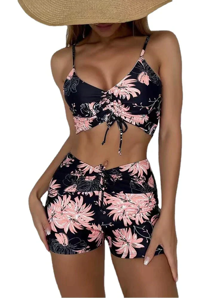 Beileag® | 3-Piece Ombre Lace Bikini Swimsuit With Beach Skirt - Image 2