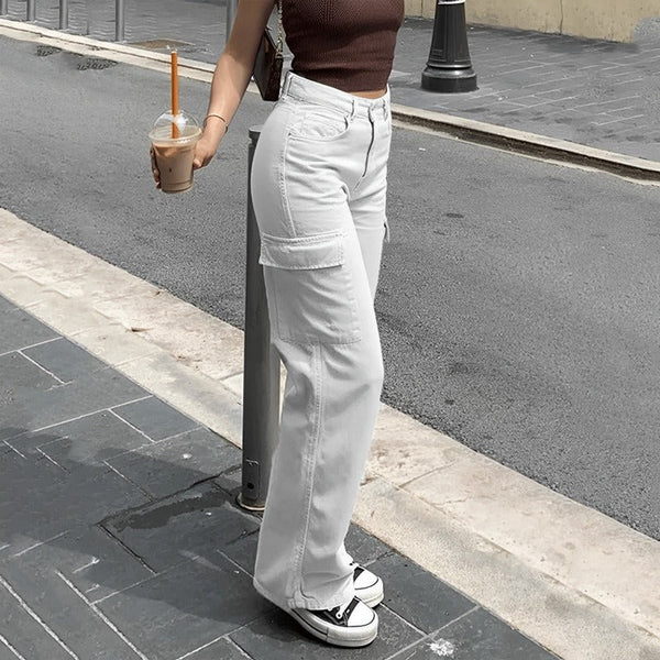 Beileag® | High-Waisted Cargo Jeans For Women - Image 4