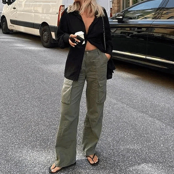 Beileag® | High-Waisted Cargo Jeans For Women - Image 7