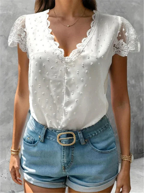 Belén® | Elegant Summer Blouse With A V-Neck