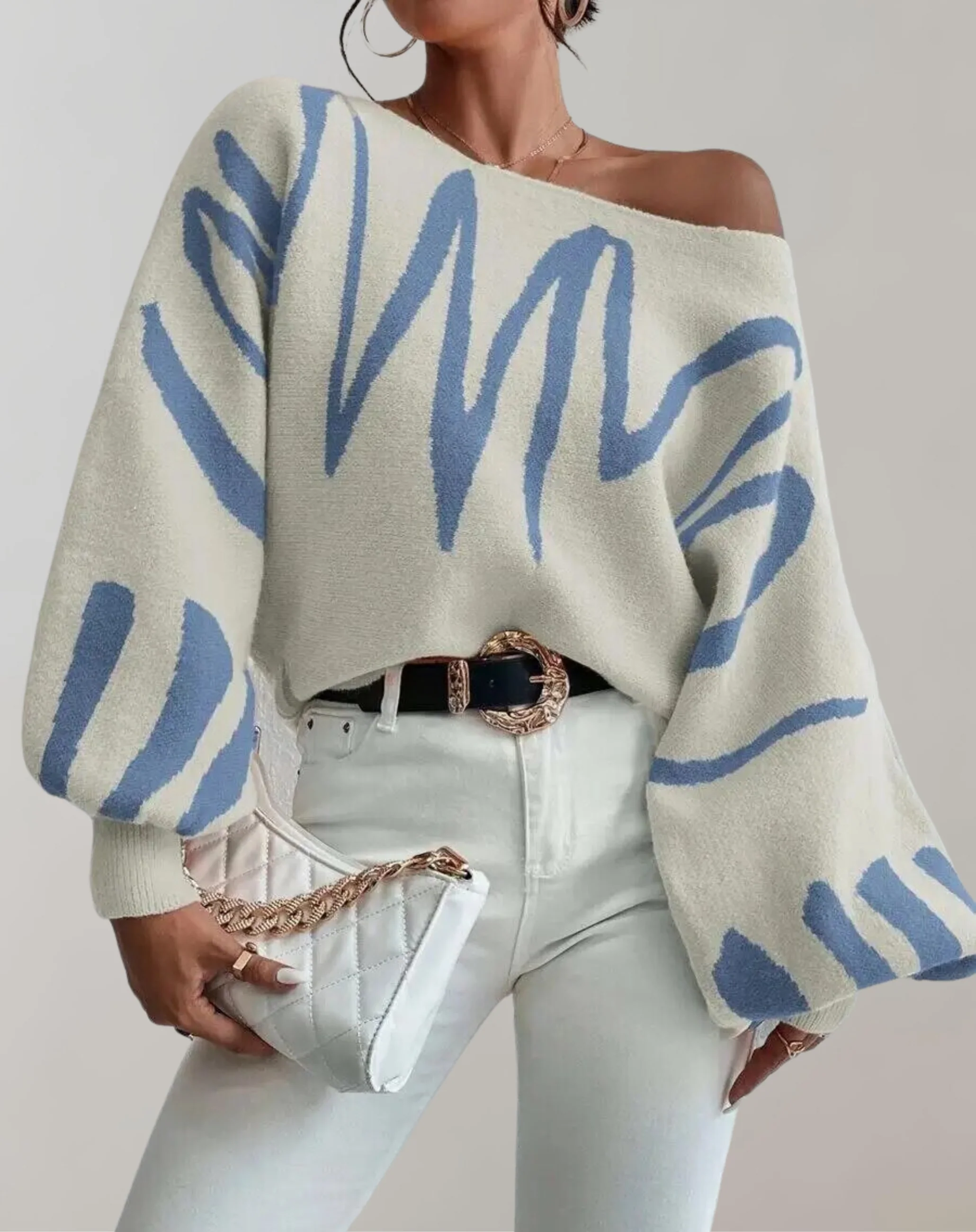 Belén® | Print Lantern Sleeves Off-Shoulder - Image 3