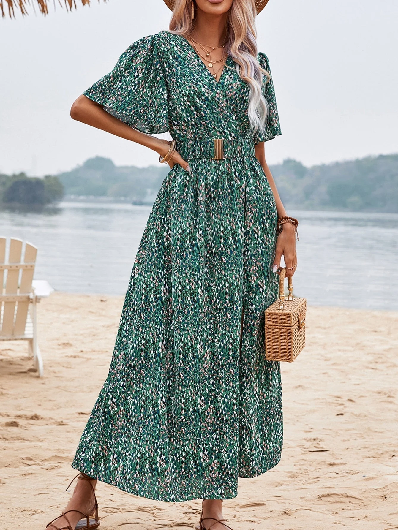 Belinda® | Maxi Dress Elegant Butterfly Style - Image 26