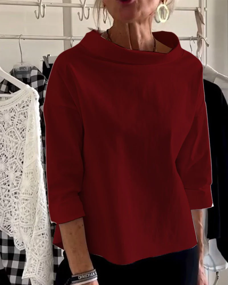 Berenice® | Elegant Blouse With A Loose Turtleneck - Image 10