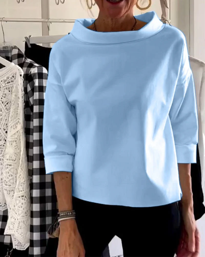 Berenice® | Elegant Blouse With A Loose Turtleneck - Image 5