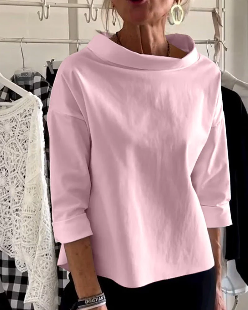 Berenice® | Elegant Blouse With A Loose Turtleneck - Image 7