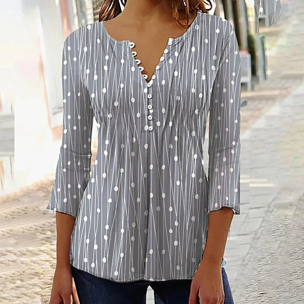 Bernarda® | Elegant Blouse With A V-Neck - Image 4
