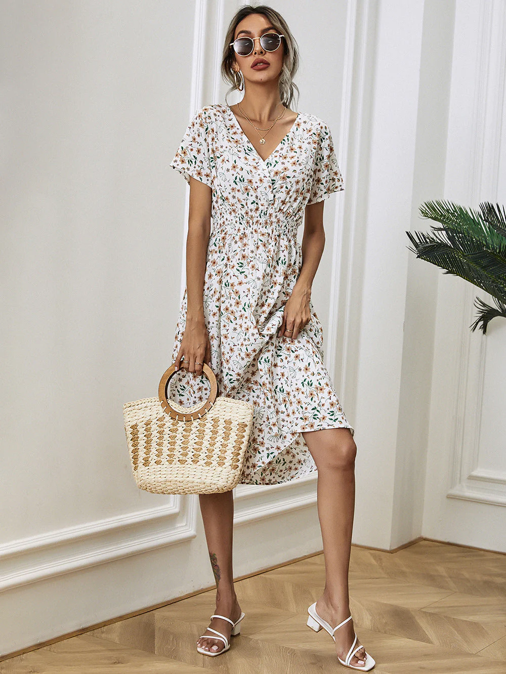 Bianca® | Elegant Summer Dress With Floral Print - Image 9