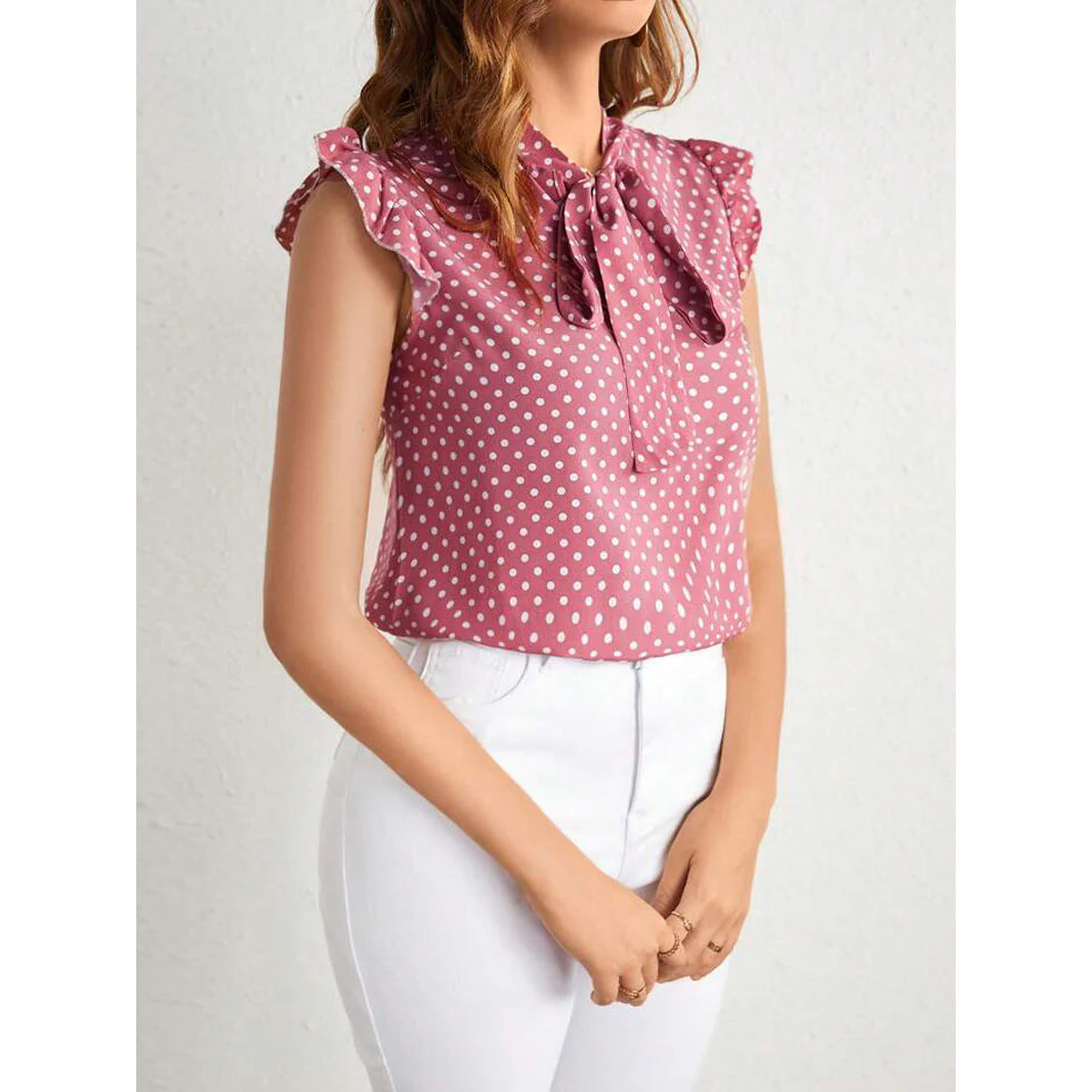 Bianca® | Women'S Blouse With Decorative Bow Collar And Ruffle Details - Image 2