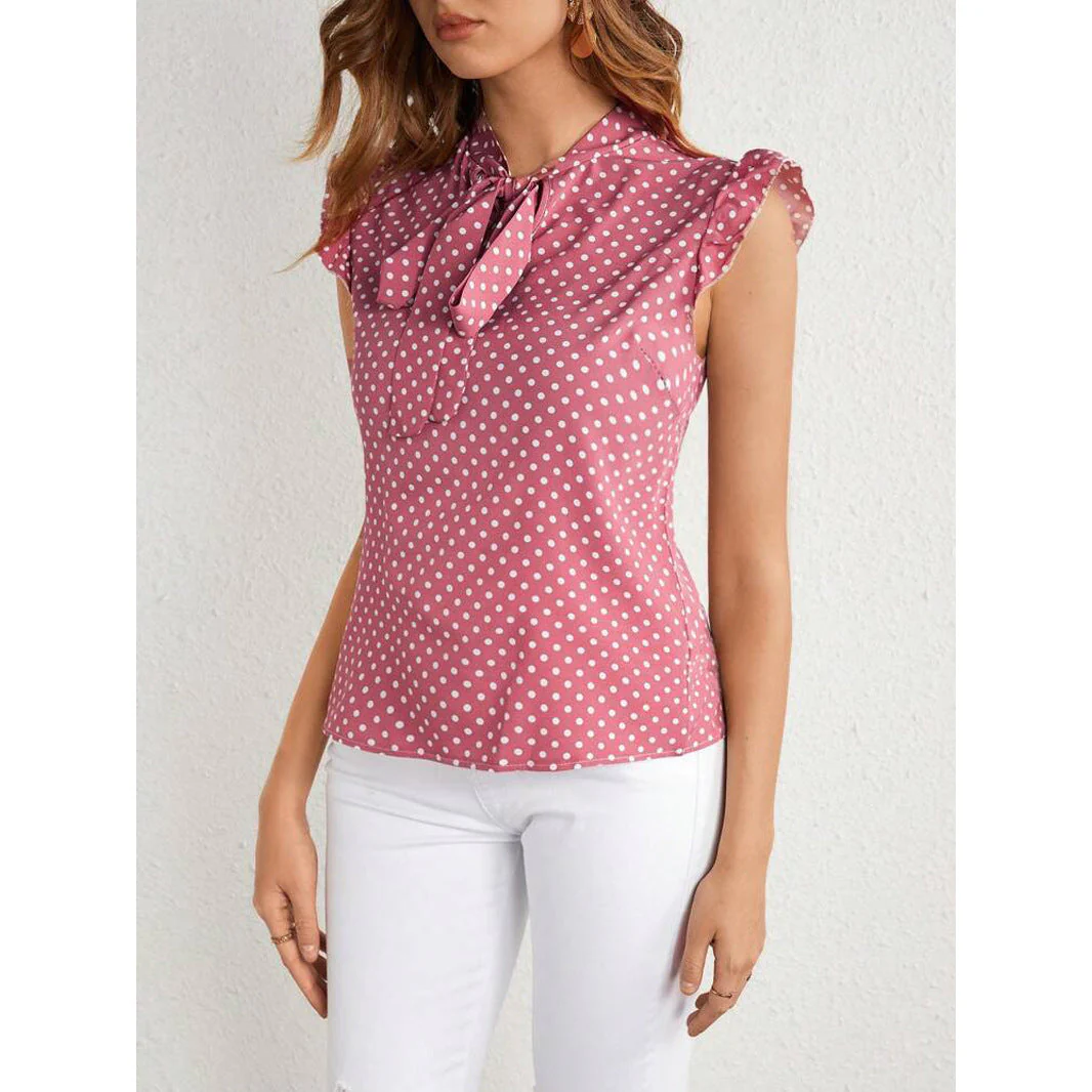 Bianca® | Women'S Blouse With Decorative Bow Collar And Ruffle Details - Image 4