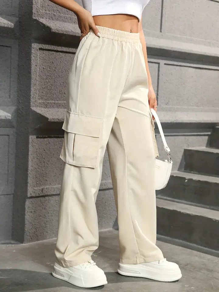Bidelia® | Simply Comfortable High Waist Cargo Pants - Image 4