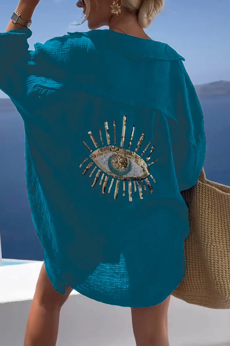 Blanca® | T-Shirt With Shiny Sequins - Image 8