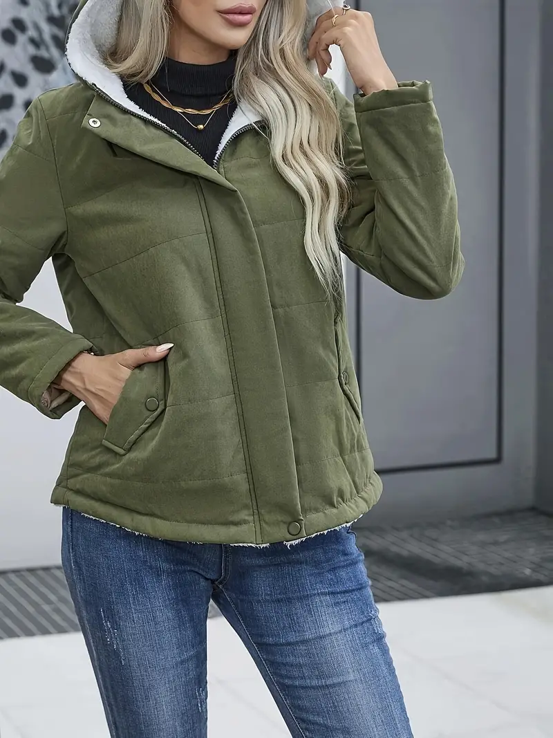 Bodil | Padded jacket with front zip fastening