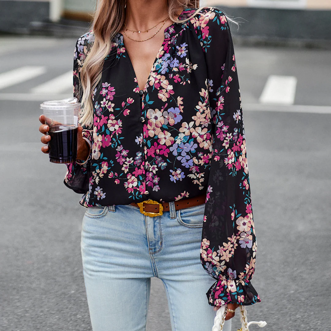 Breah® | Women'S Blouse With Floral Print - Image 4