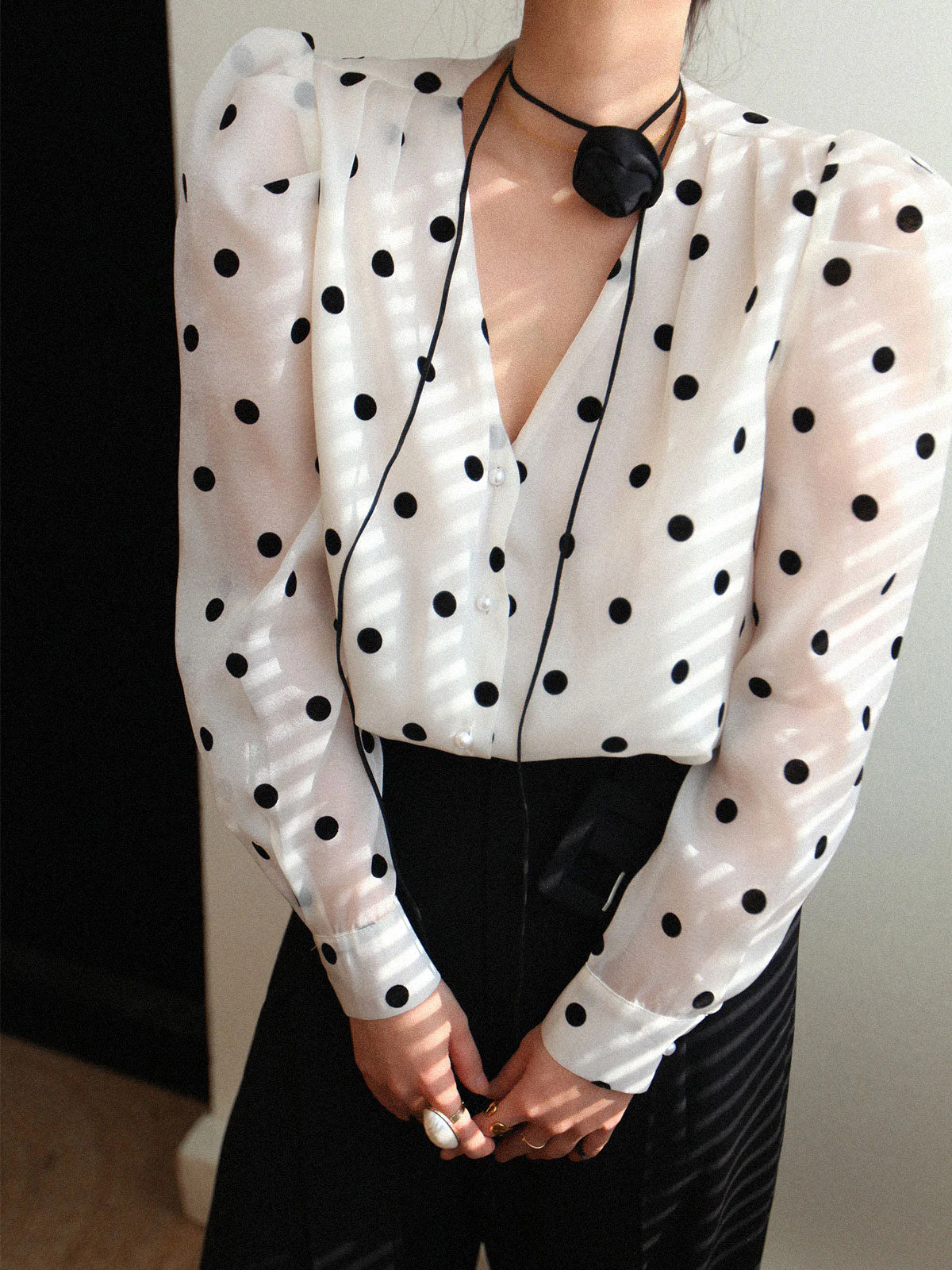 Brenner® | Playful Polka Dot Blouse - Image 2
