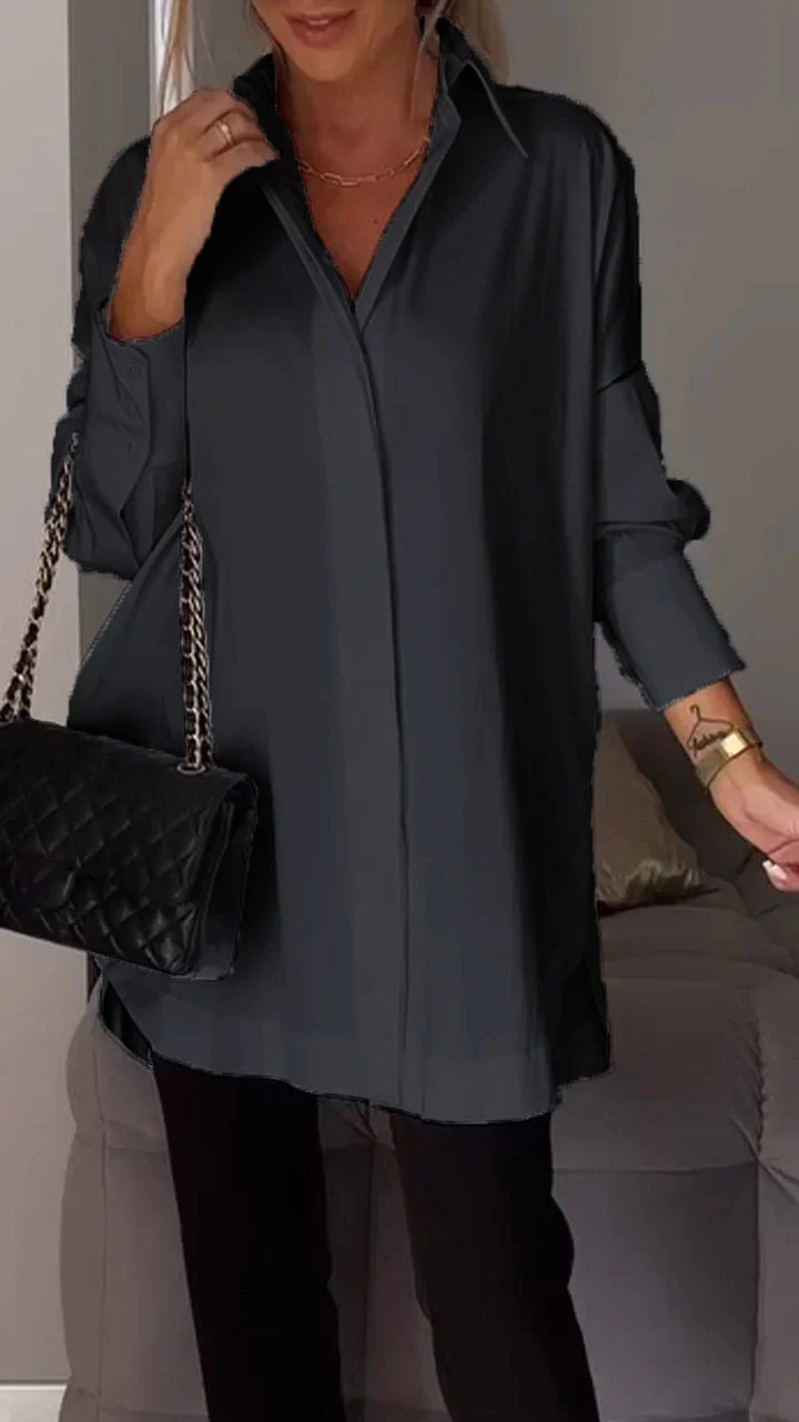 Bretten® | Chic Blouse Made Of Large Silk Chiffon - Image 5