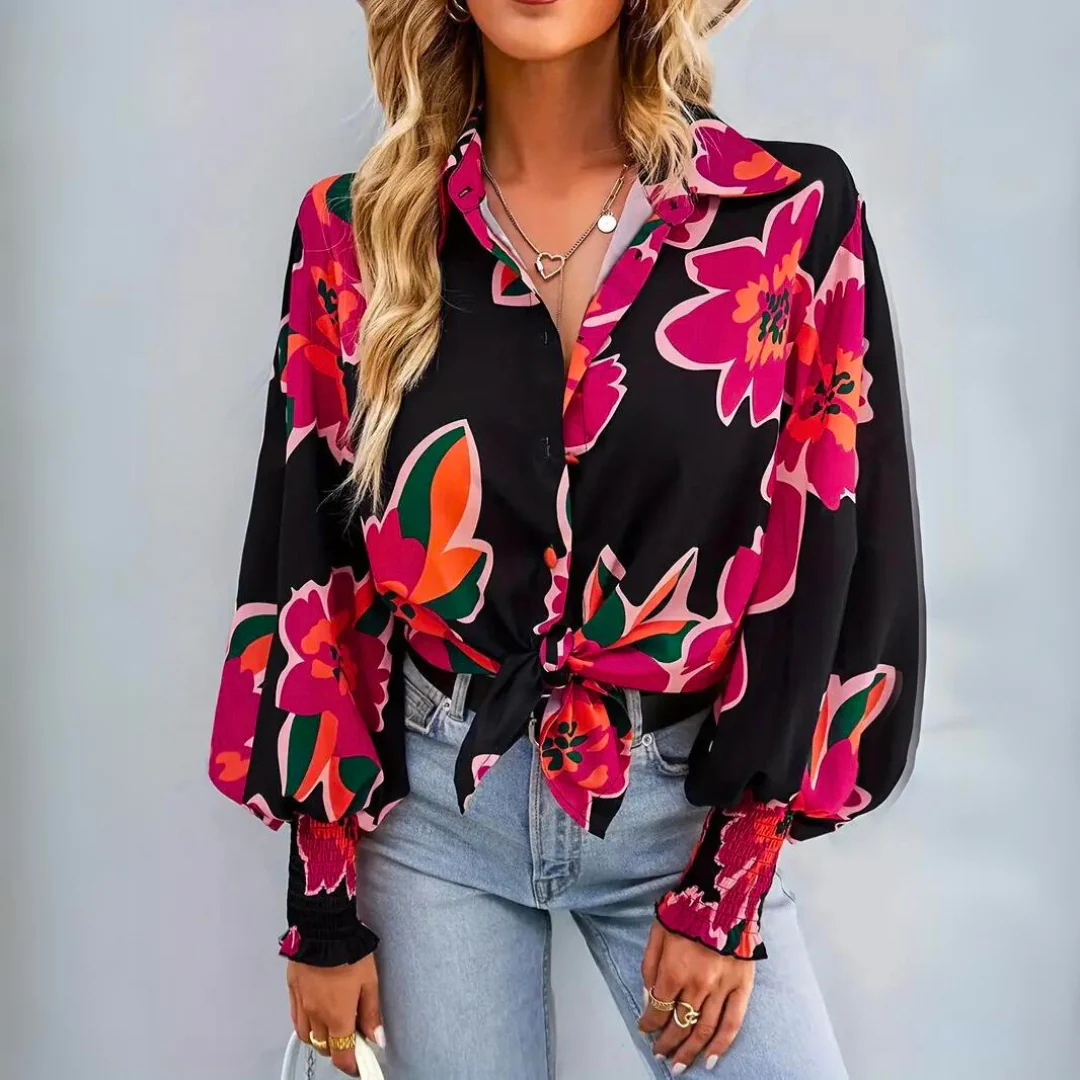 Briareus® | Elegant Floral Blouse For Women