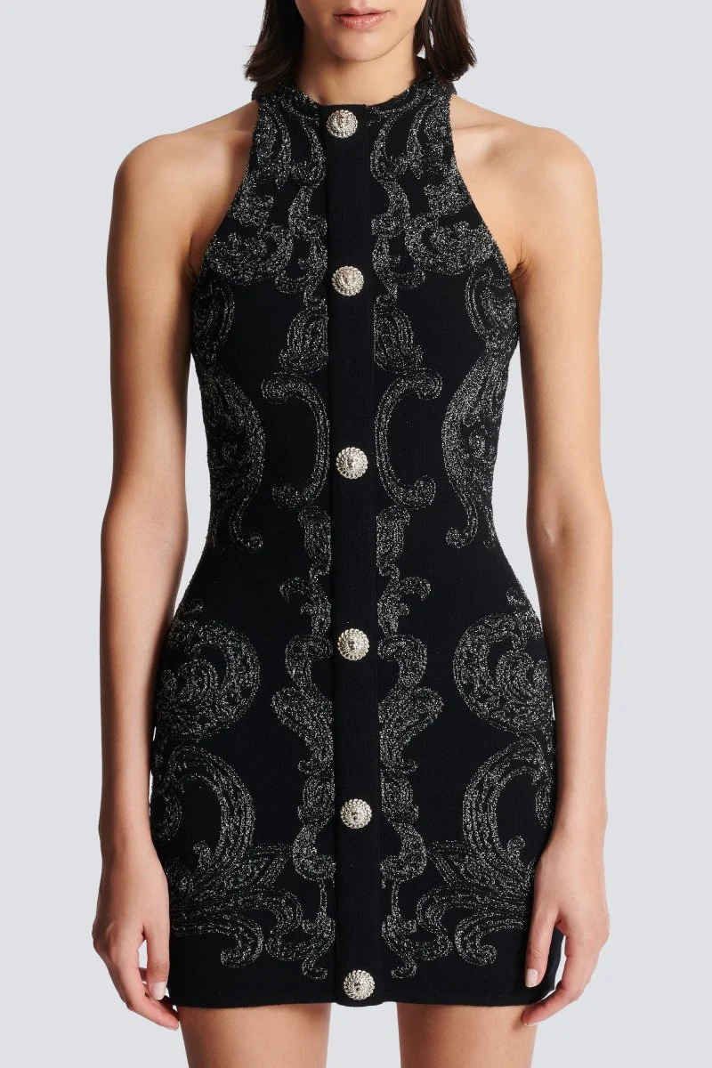 Brigitte® | Mini Knit Dress With Paisley Print