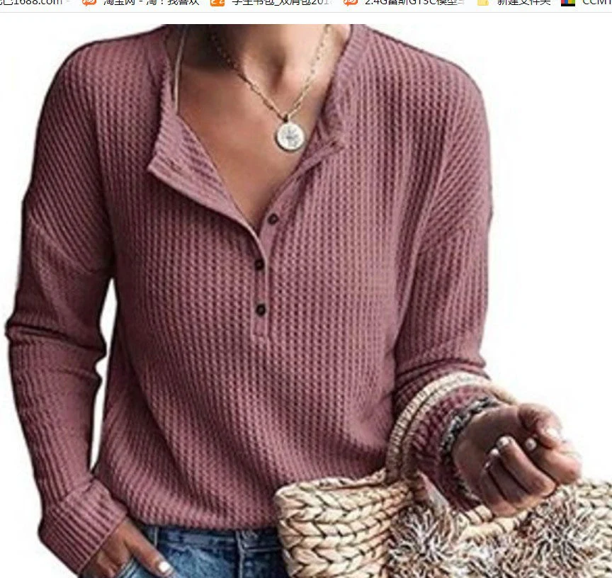 Brilie® | Elegant V-Neck Blouse For Autumn And Spring For Women - Image 10