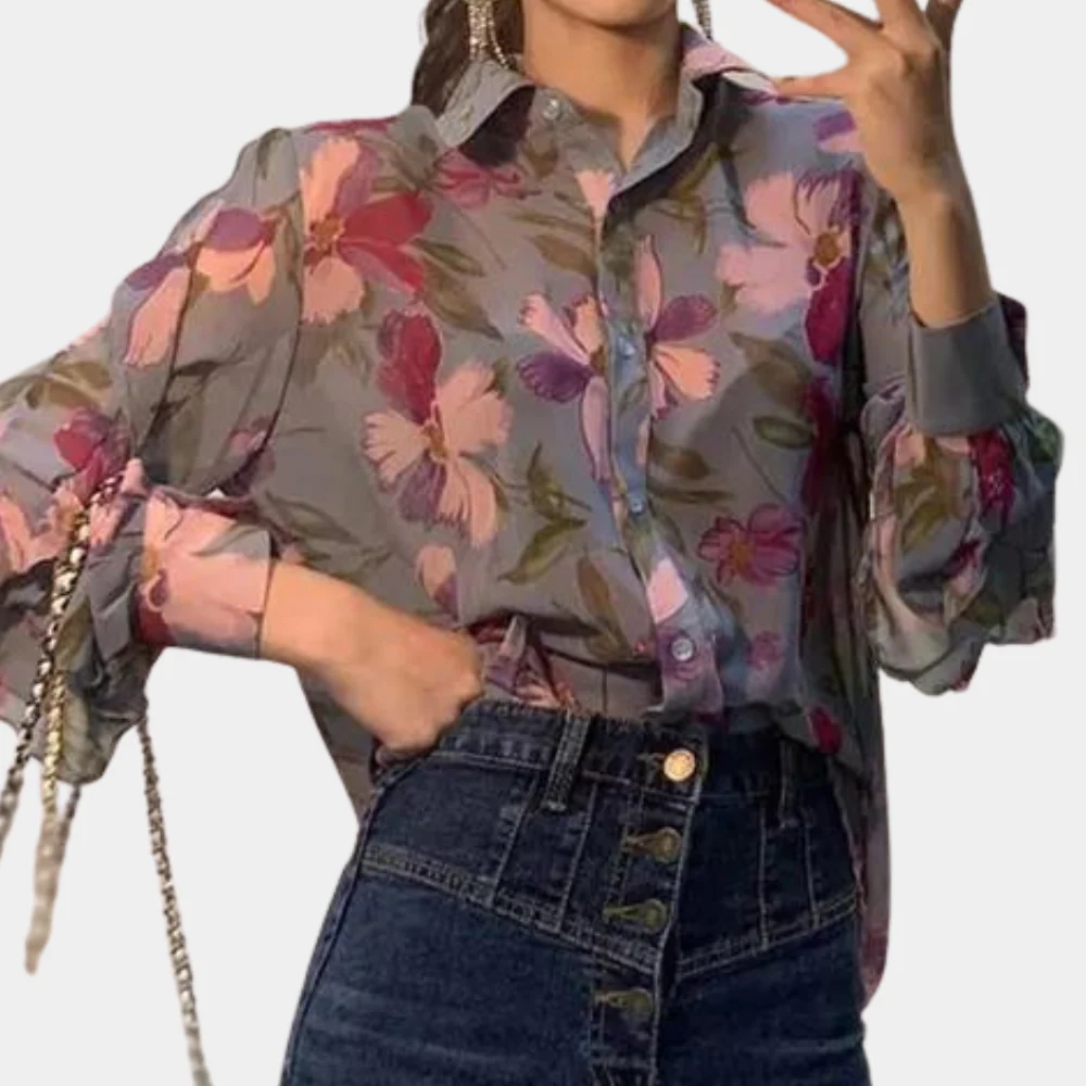 Brina® | Floral Women'Sblouse - Image 2