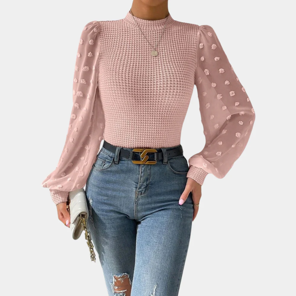 Briselda® | Elegant Women'S Blouse With Puff Sleeves - Image 3