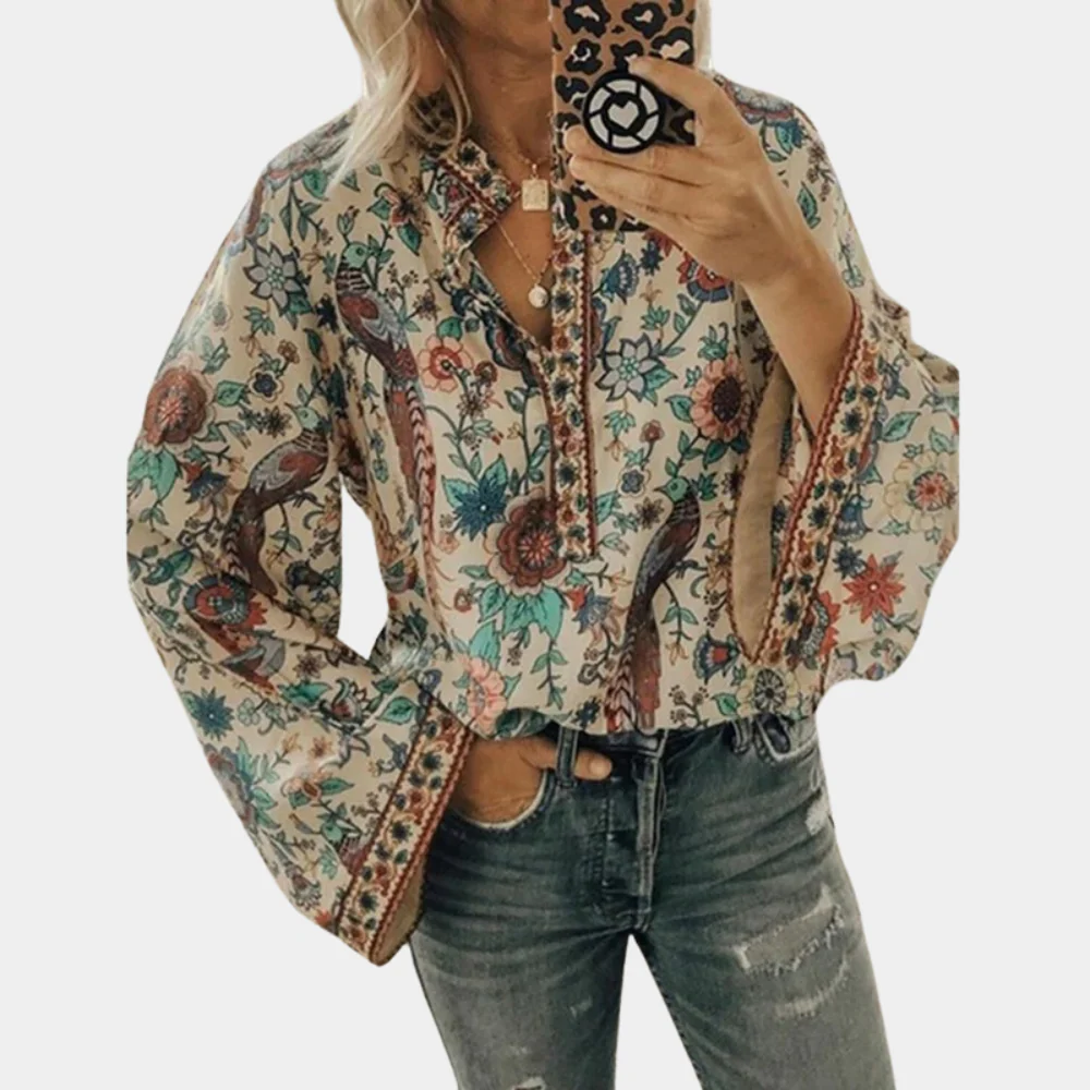 Brissell® | Women'S Blouse With A Floral Pattern. - Image 5