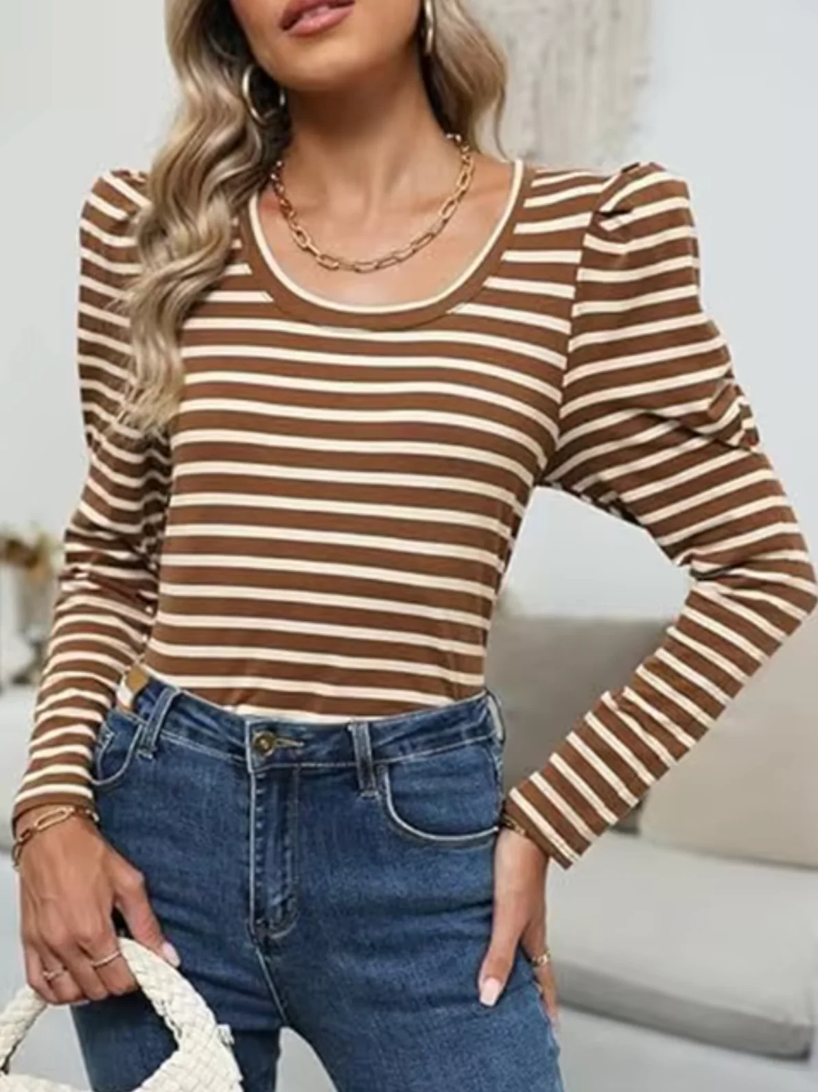 Britin® | Long-Sleeved Puff Sweater - Image 5