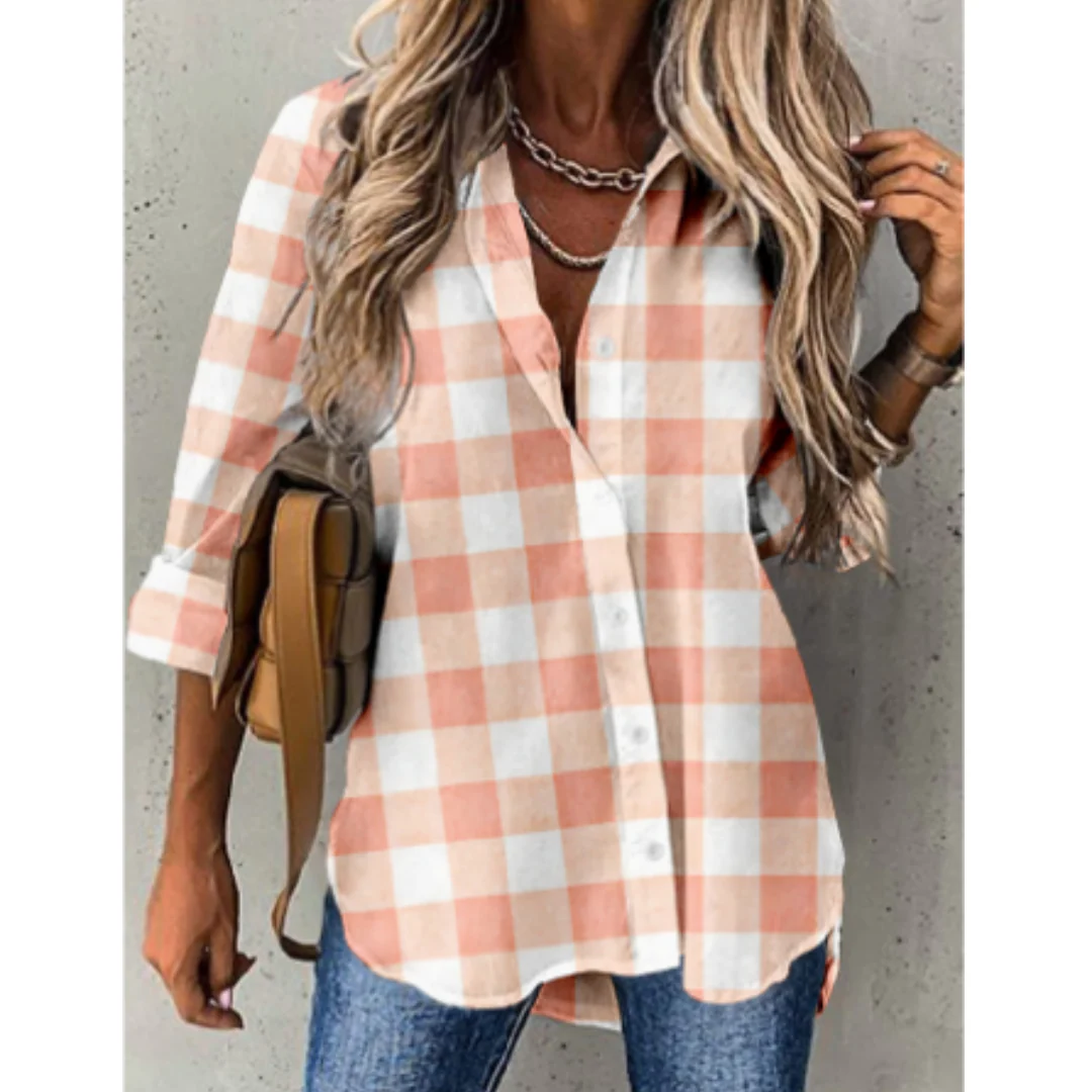 Britny® | Casual Checked Blouse