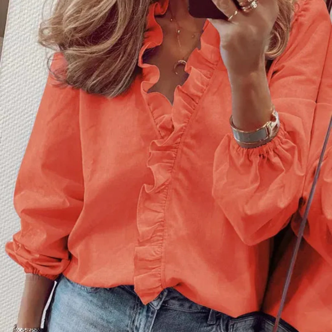 Britt® | Feminine Blouse With Ruffles - Image 2