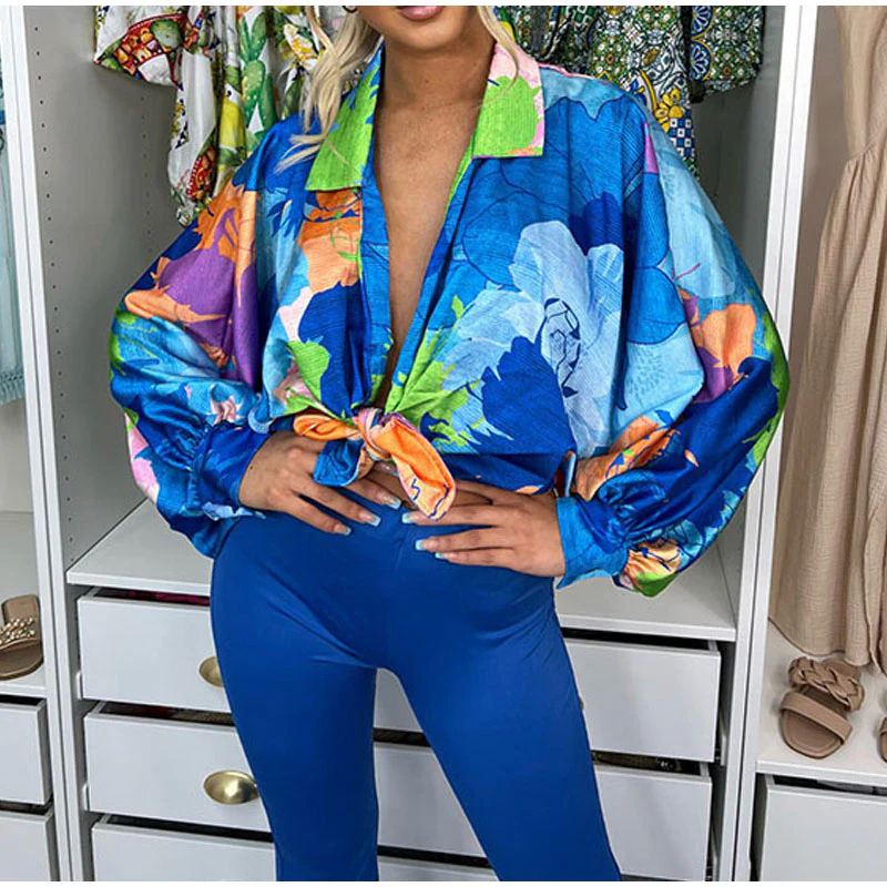 Britten® | Elegant Patchwork Blouses With Print For Women - Image 6